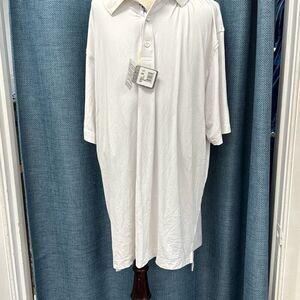 Bobby Jones white x-h20 performance knitwear polo xl